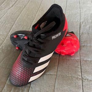 Adidas Predator 20.3 FG Soccer Cleat Black/Red Women’s Size 7/Men’s Size 5